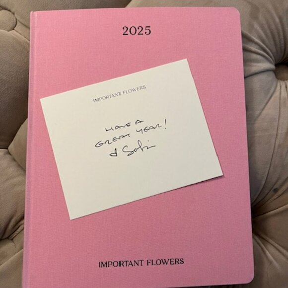 BNWT - Sofia Coppola - The Important Flowers Planner 2025 - Picture 6 of 10